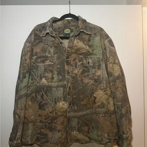Cabela's Men's Camo Field Jacket in Green and Brown